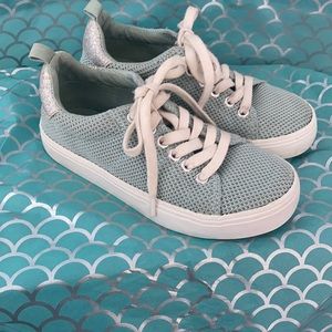 Old Navy Green and Silver sneakers size 13